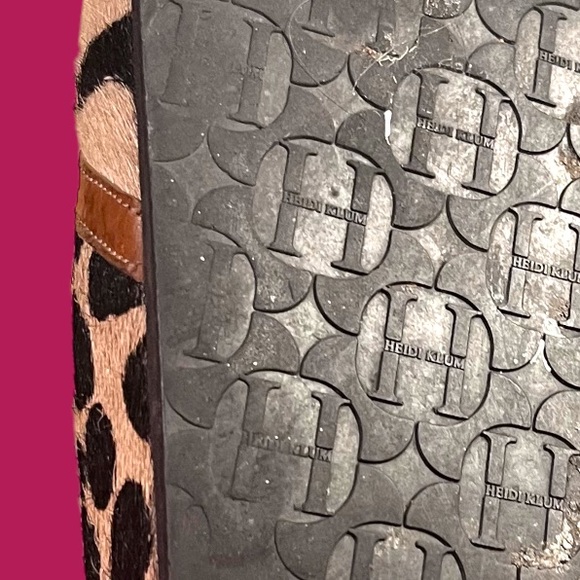 RARE Heidi Klum Birkenstock Animal Print Pony Hair EU 41/US10-10.5 - Picture 5 of 8